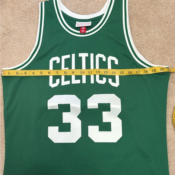 Mitchell & Ness Larry Bird Home Boston Celtics Jersey Men's Medium - Picture 7 of 8